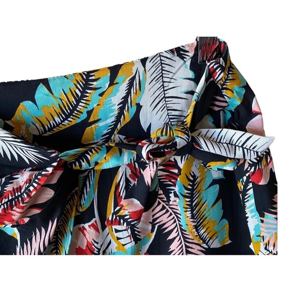 B•O•G Collective Tropical Print Two Piece Wrap Skirt Set | Size Small - Picture 6 of 16